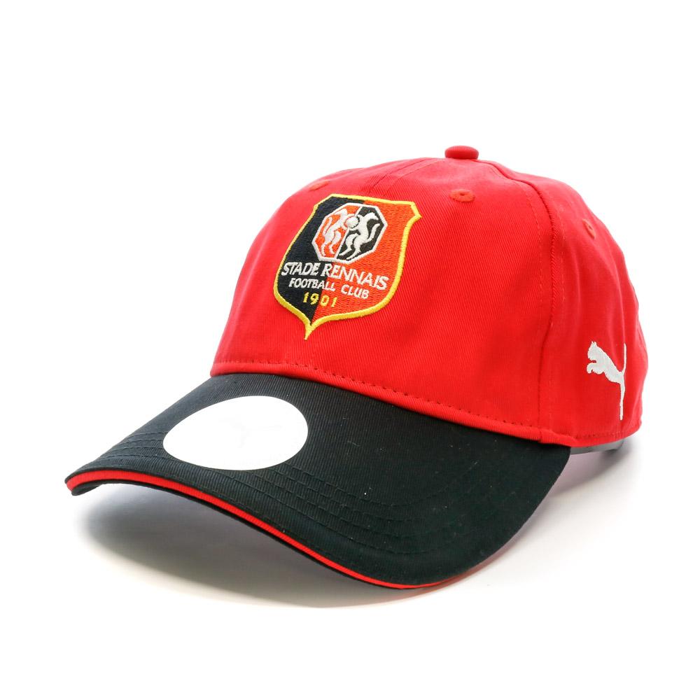 Casquette Noir/Rouge Homme PUMA  Stade Rennais pas cher