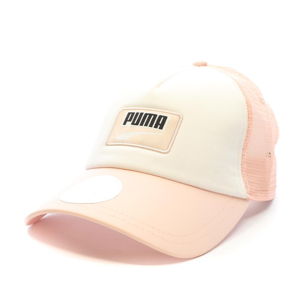 Casquette Blanche/Rose Femme Puma Trucker pas cher