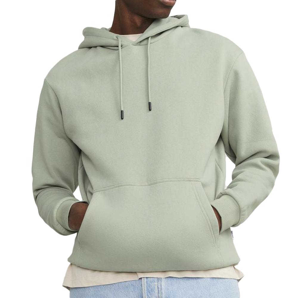 Sweat à Capuche Vert Homme JACK & JONES 12249340 pas cher