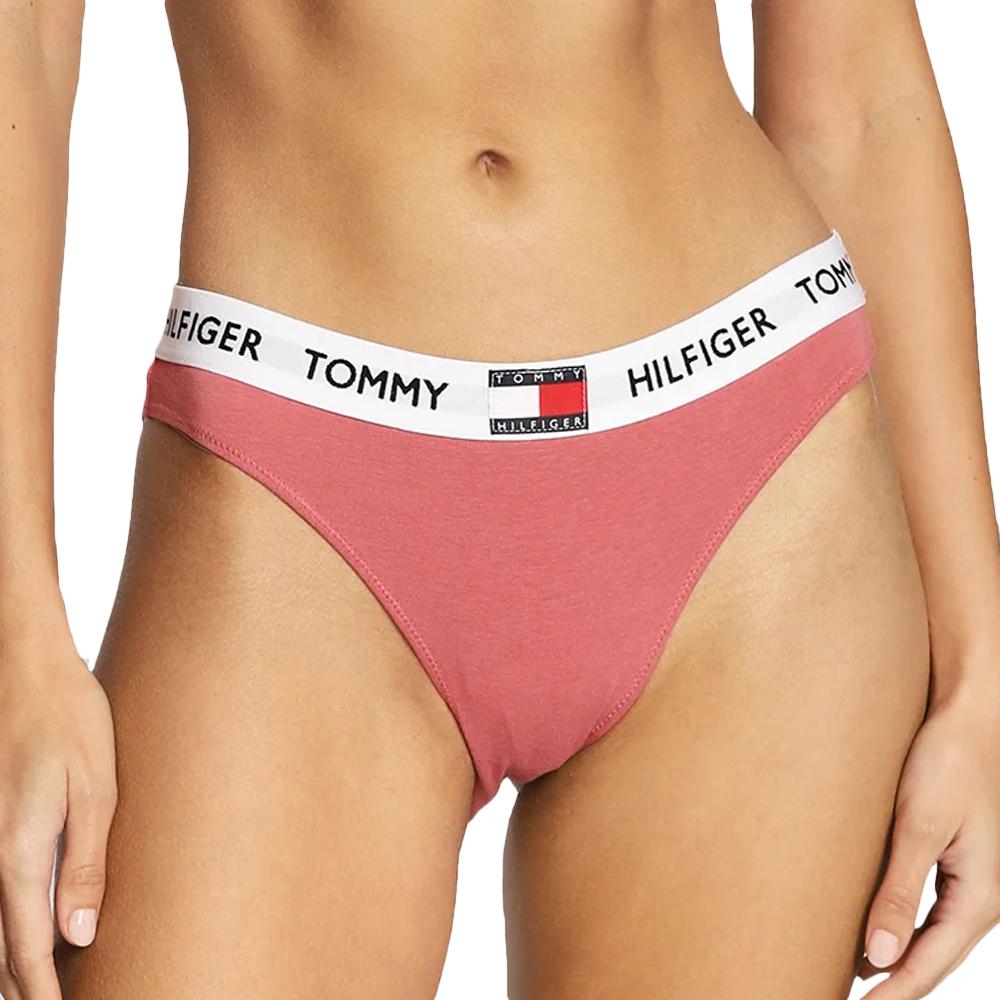 Culotte Vieux Rose Femme Tommy Hilfiger UW0UW02193 pas cher