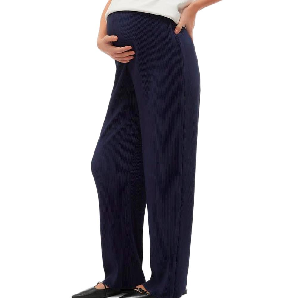 Pantalon de Grossesse Marine Femme MamaliciousPlisse pas cher