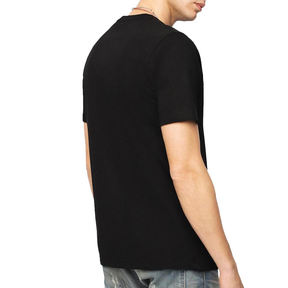 T-shirt Noir Homme Diesel Male vue 2