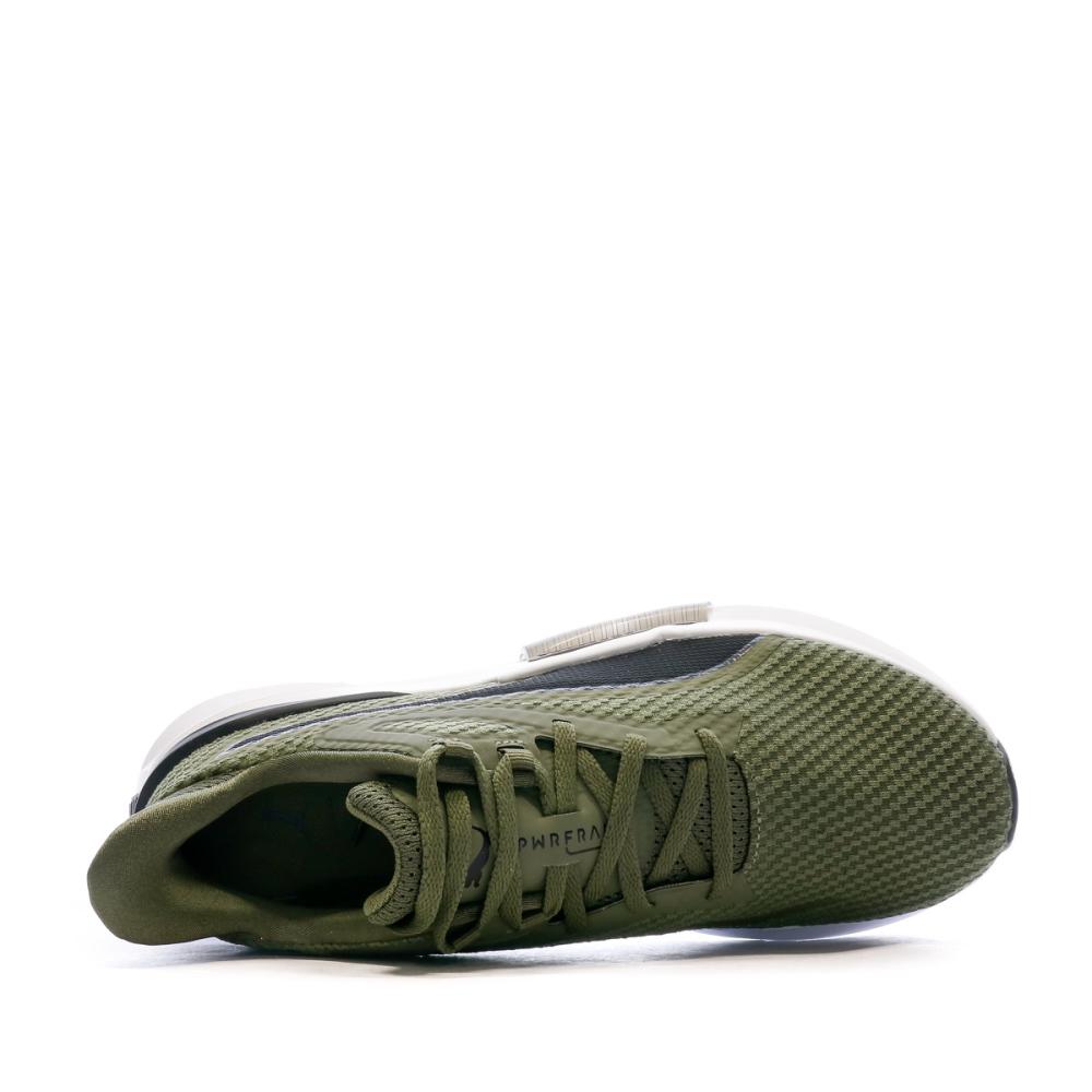 Chaussures de Running Kaki Homme Puma Pwrframe vue 4