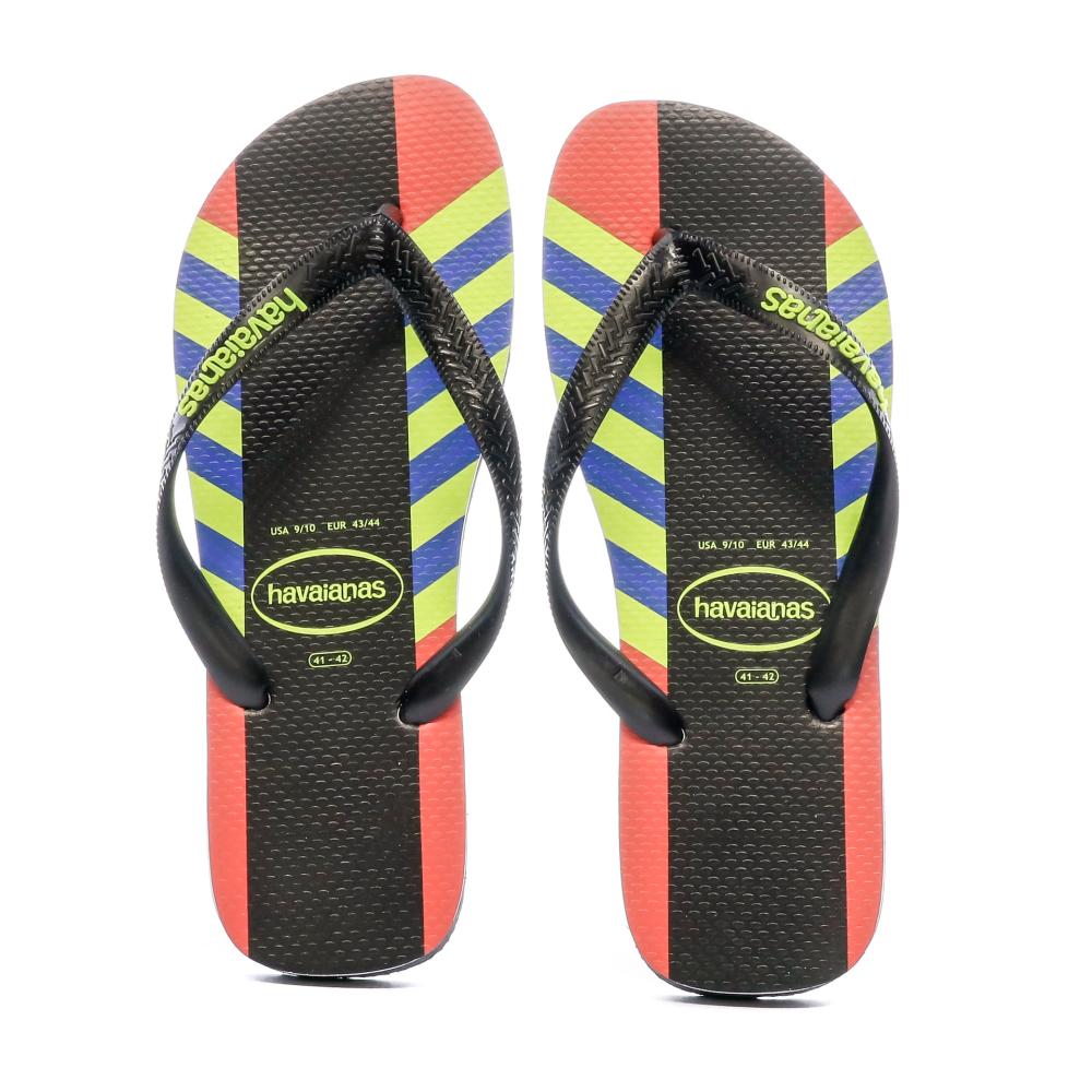 Tongs Noir Homme Havaianas Top Lines vue 3