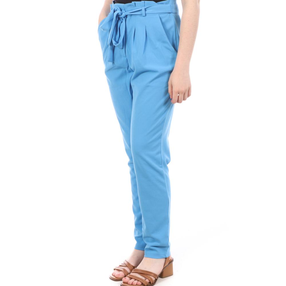 Pantalon Fluide Bleu Femme JDY Tanja pas cher