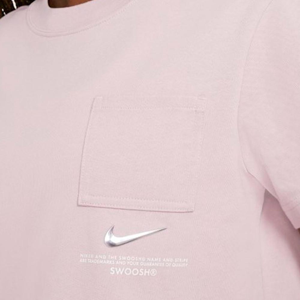 T-shirt Rose pâle Femme Nike Nsw Swoosh vue 3