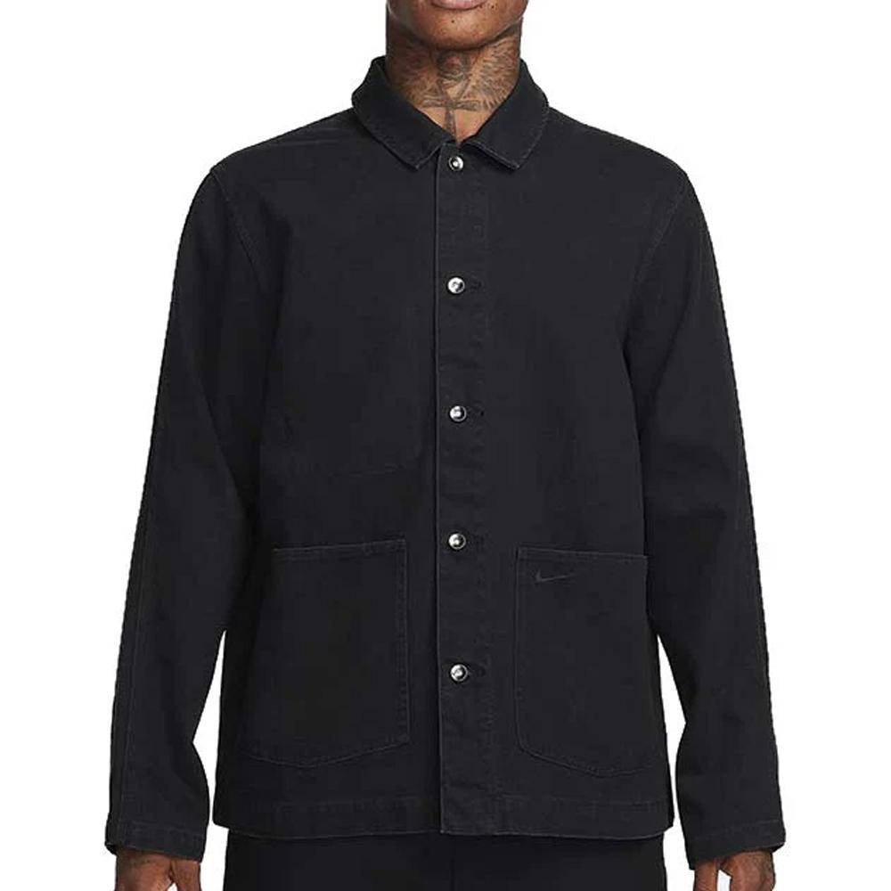 Veste en Jean Noir Homme Nike Chore Coat pas cher