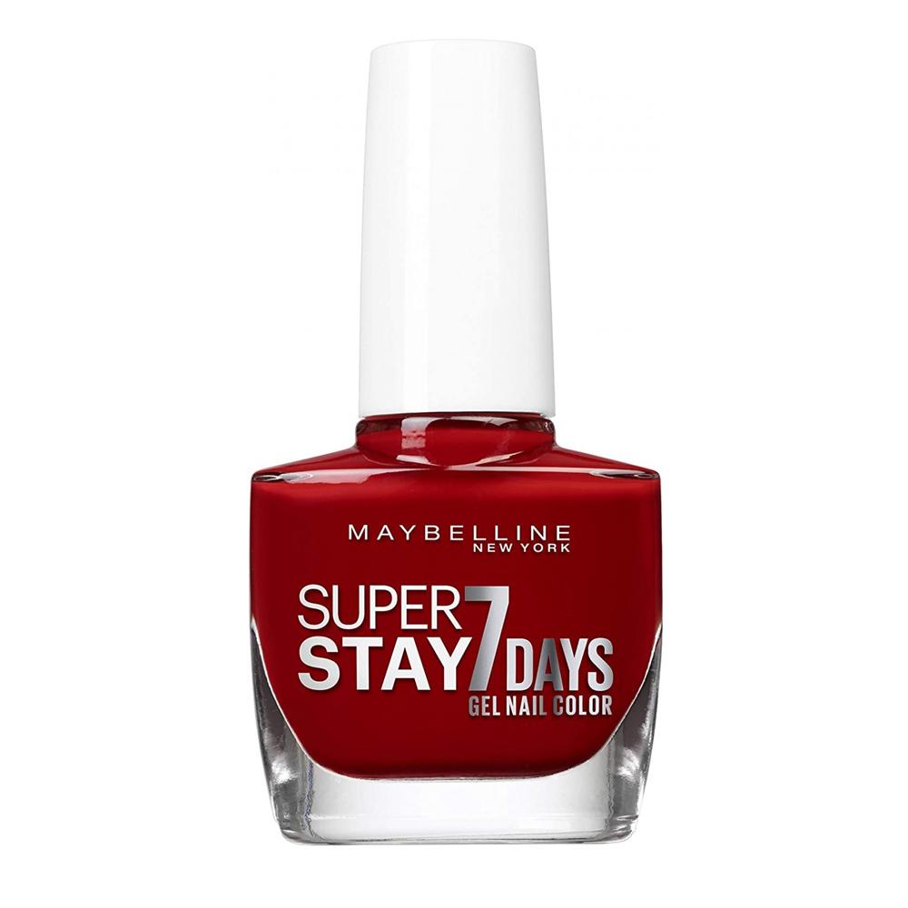 Vernis à Ongles Superstay 7 Days Gemey Maybelline NY 06 Rouge Profond pas cher