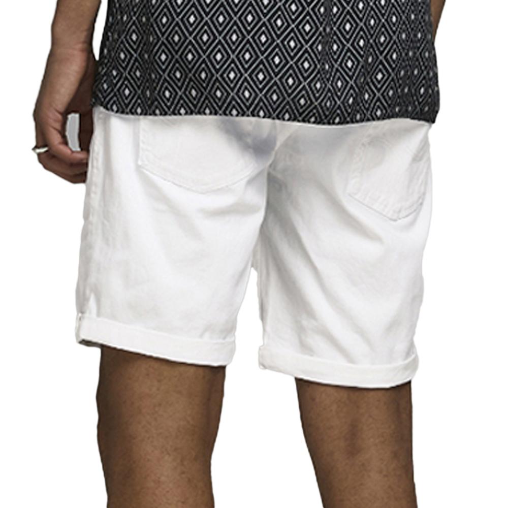 Short Blanc Homme Jack & Jones 12165892 vue 2