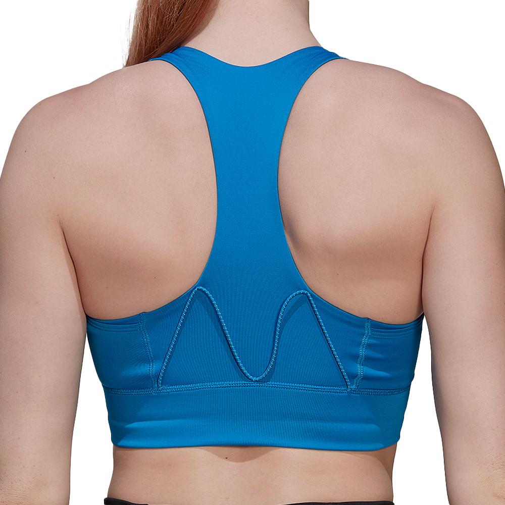 Brassière Bleue Femme Adidas Run vue 2