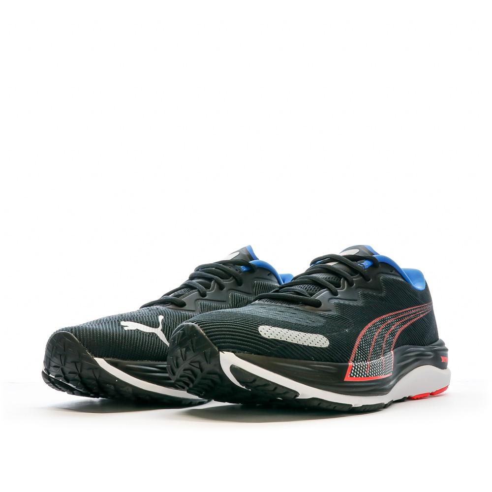 Chaussure de Running Noir/Bleu Homme Puma Velocity Nitro 2 vue 6