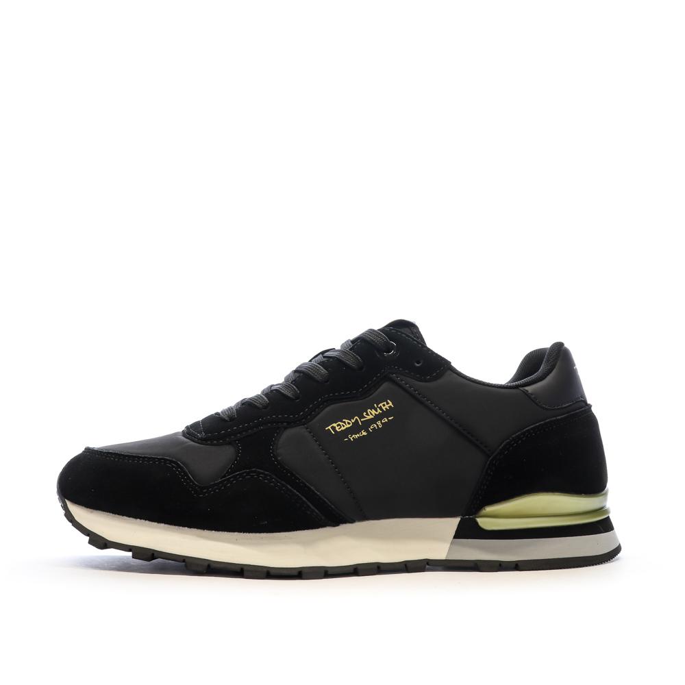 Baskets Noir Homme Teddy Smith Yellow pas cher