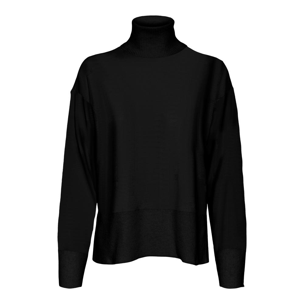 Pull Noir Femme Vero Moda Fantastic Rollneck pas cher