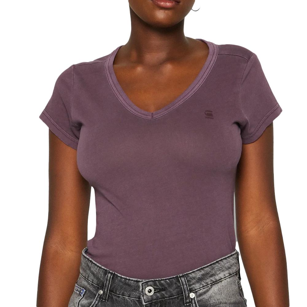 T-shirt Violet Femme G-Star Raw Eyben D21314 pas cher