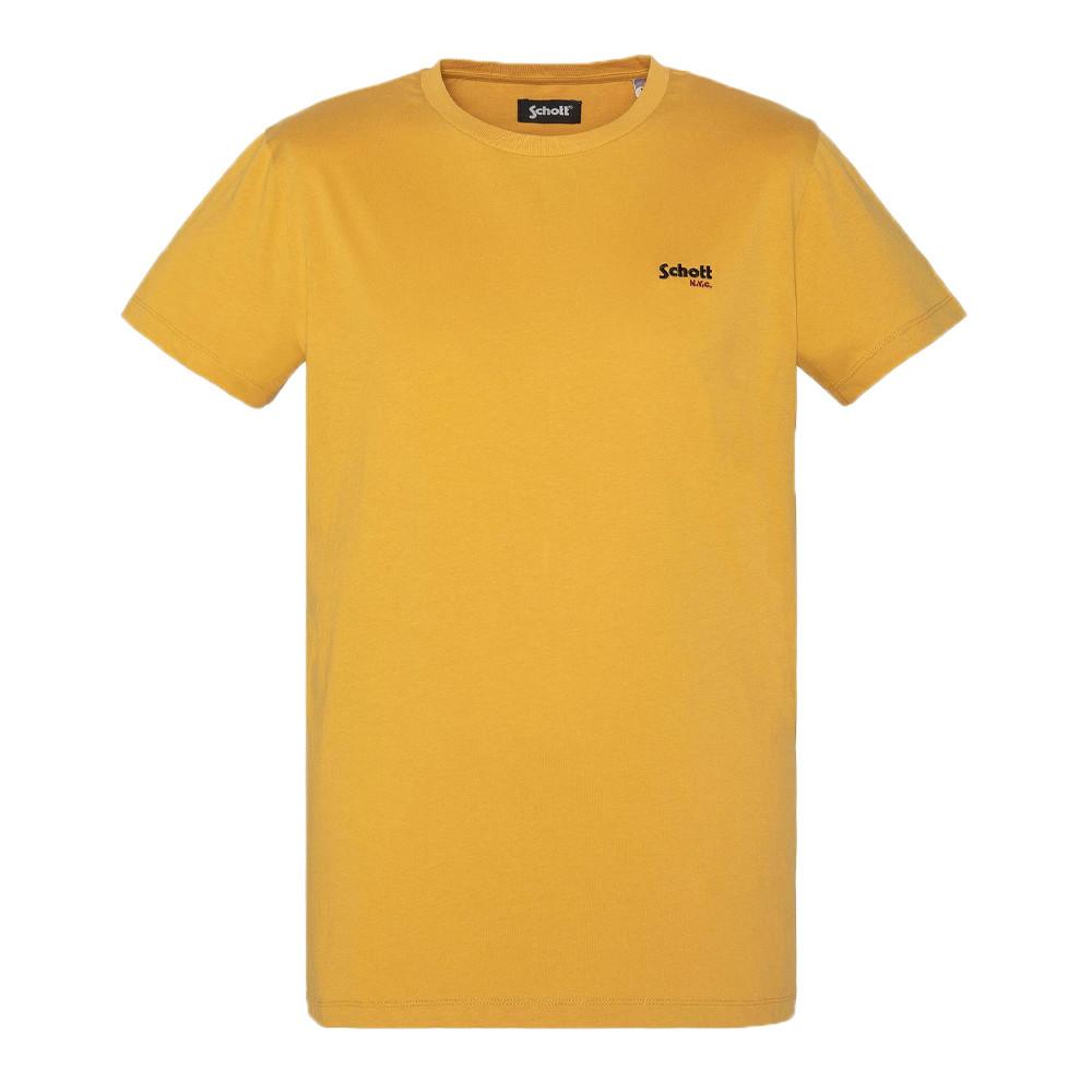 T-Shirt Jaune Homme Schott Brode pas cher