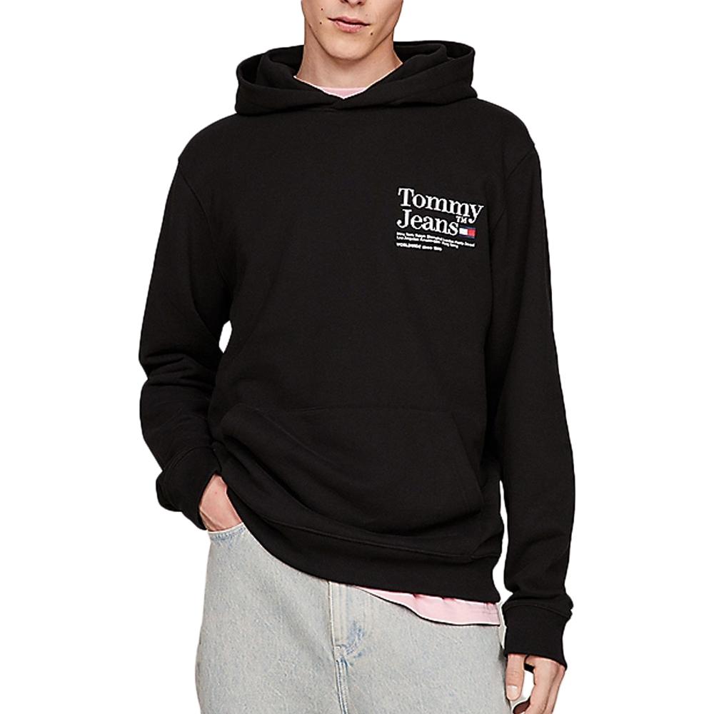 Sweat Noir Homme Tommy Hilfiger DM0DM18860 pas cher