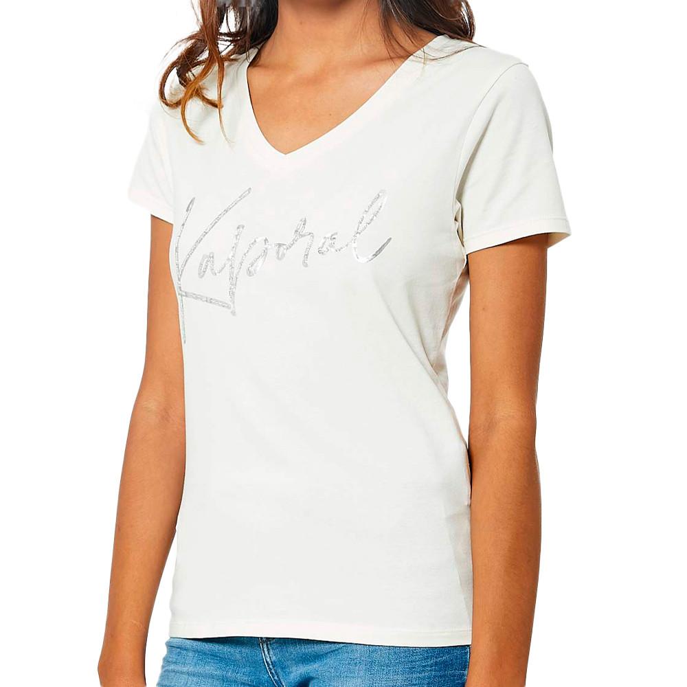 T-shirt Blanc Femme Kaporal Jay pas cher