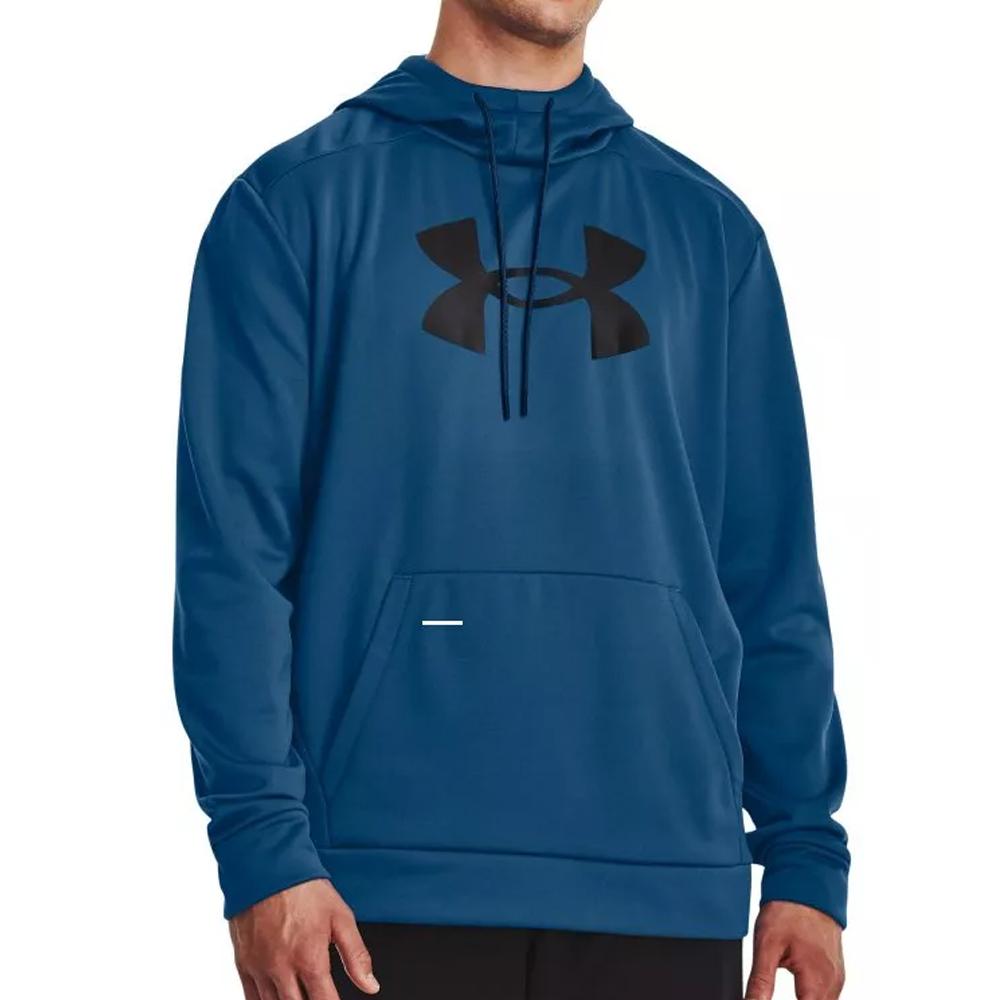 Sweat à Capuche Bleu Foncé Homme Under Armour Fleece Big pas cher