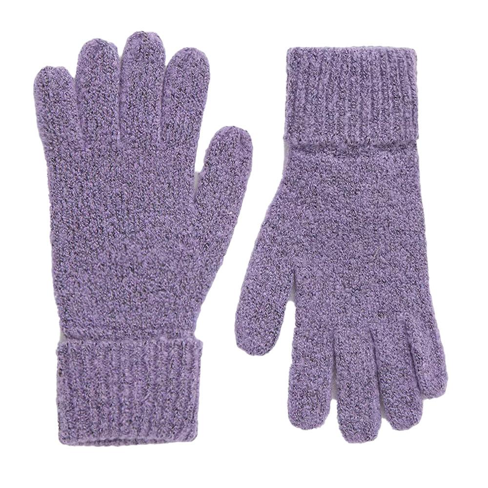 Gants Violet Femme Pieces Gloves pas cher