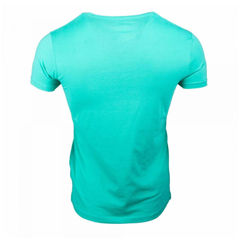 T-shirt Turquoise Homme La Maison Blaggio Mandor vue 2