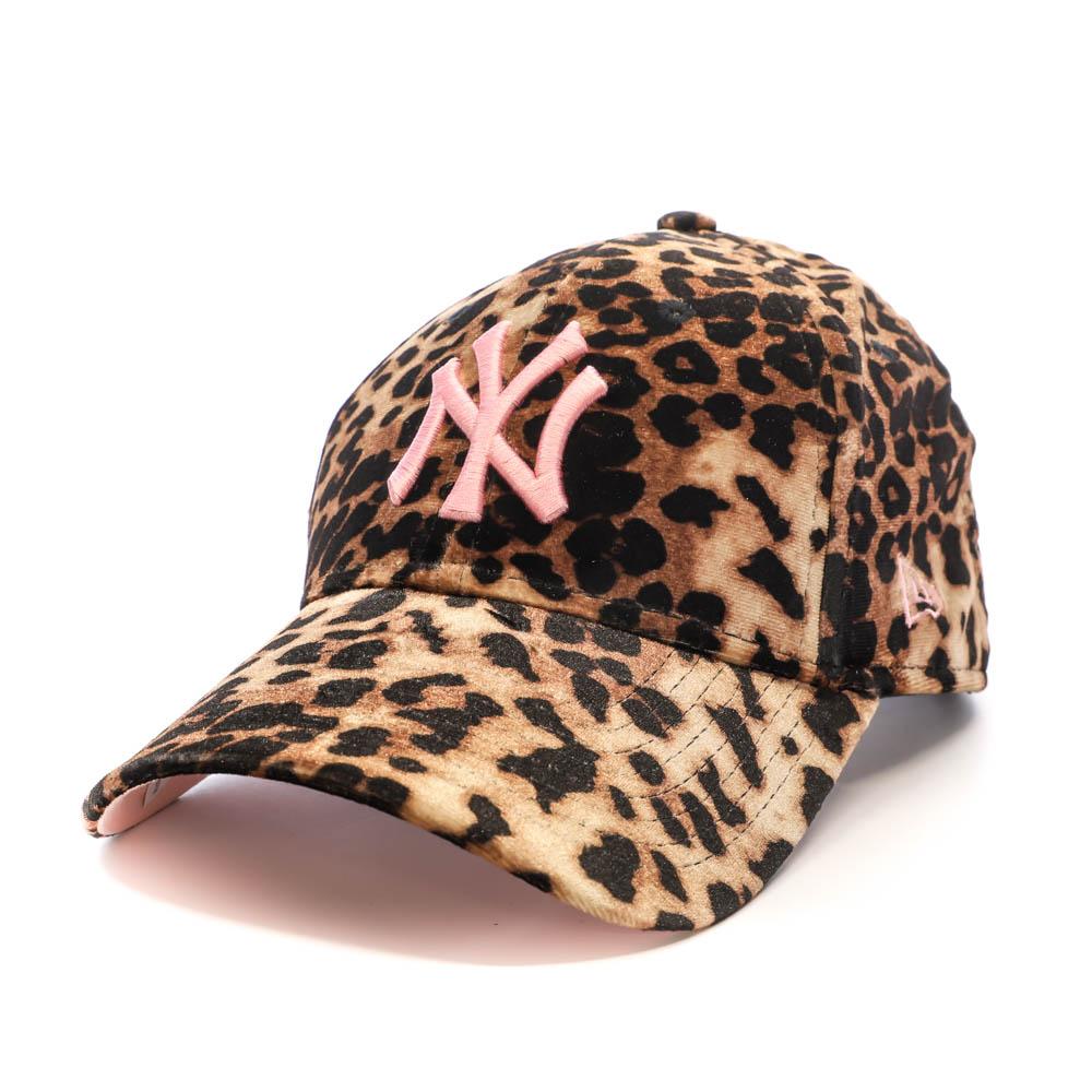 Casquette Léopard Beige/Noir Femme New Era Leo Velour 9forty Neyyan pas cher