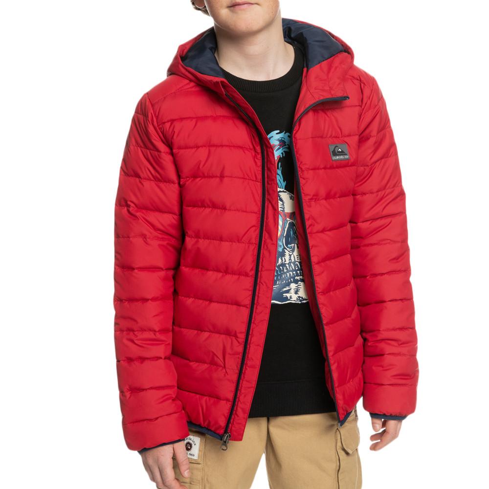 Doudoune Rouge Garçon Quiksilver Scaly pas cher