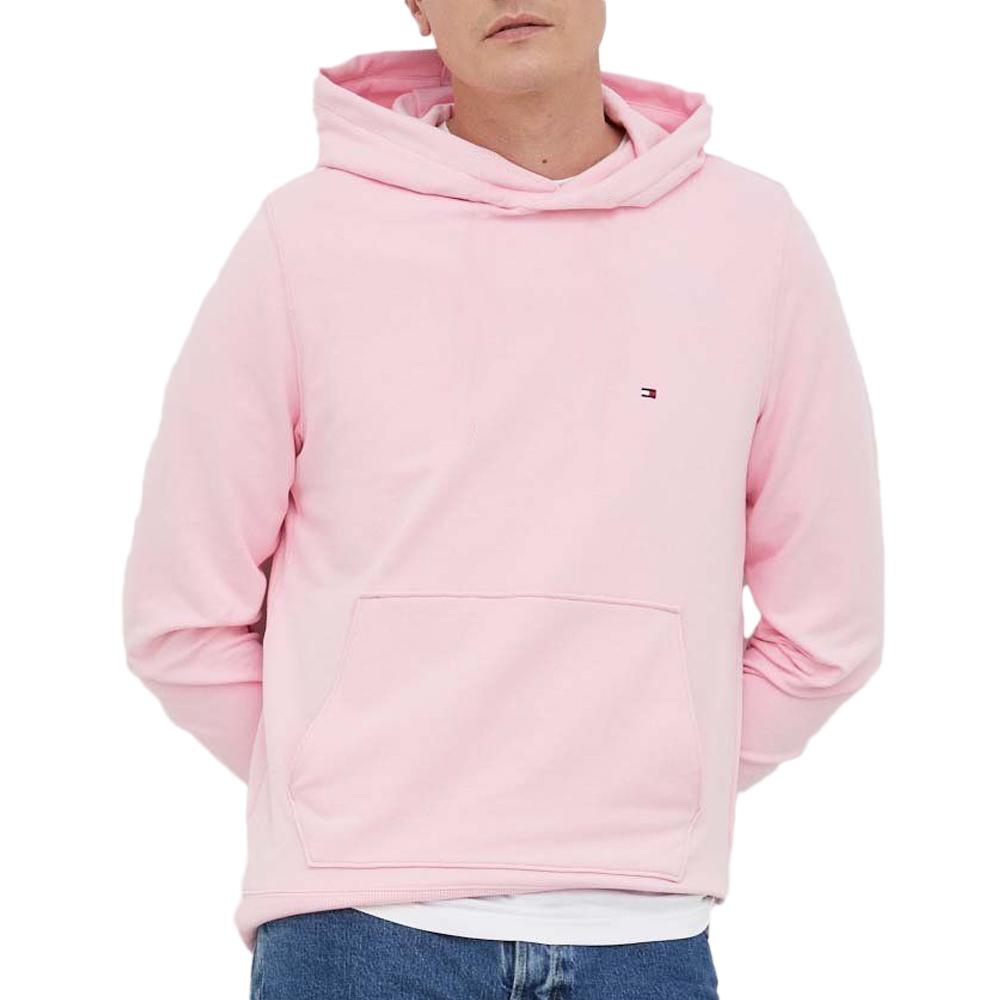 Sweat a capuche Rose Homme Tommy Hilfiger Flag Logo Espace des marques