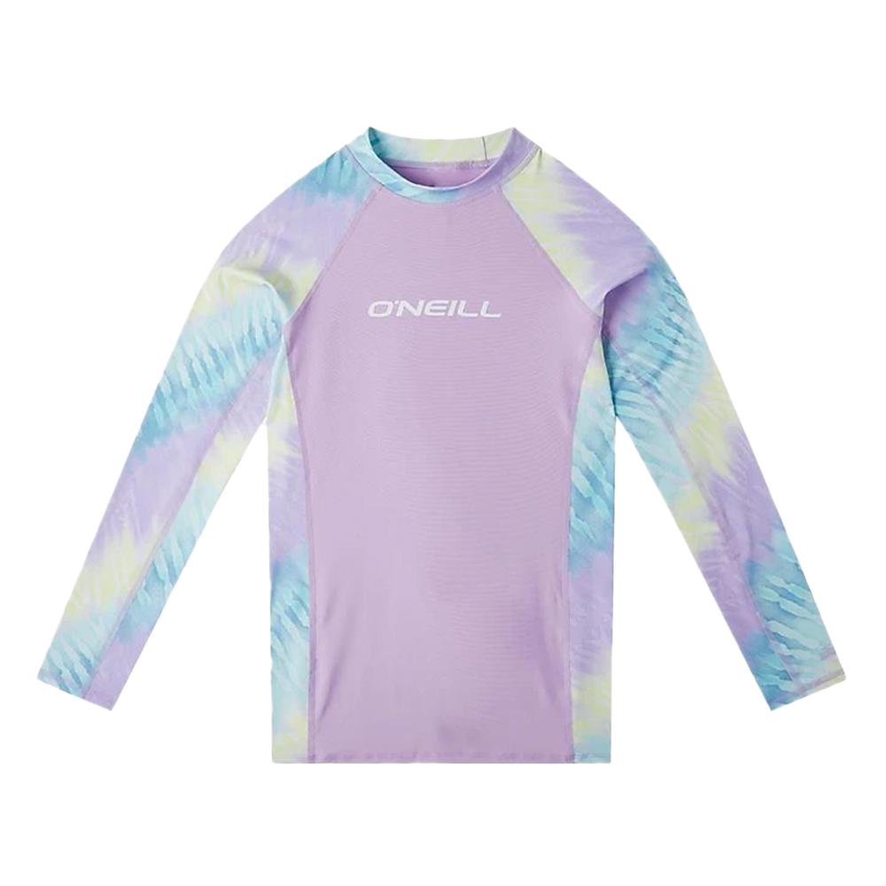 Lycra Violet/Bleu Fille O'Neill  Printed Skin pas cher