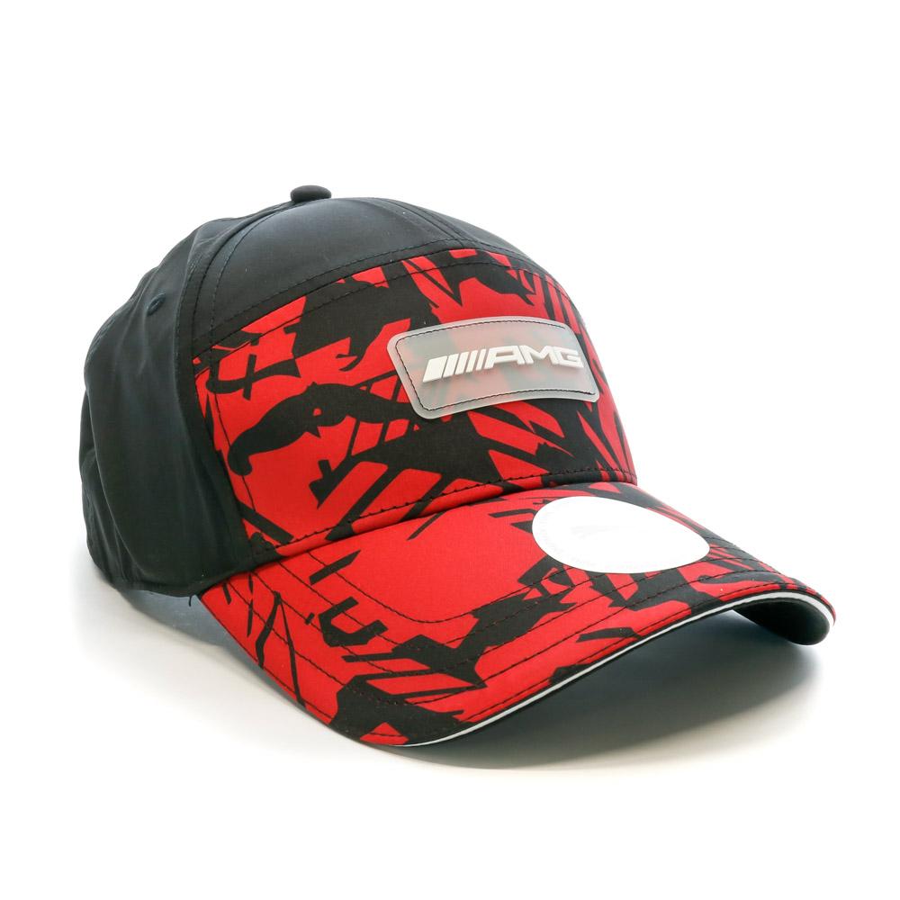 Casquette Noir/Rouge Homme PUMA Mapf1 Camo vue 2