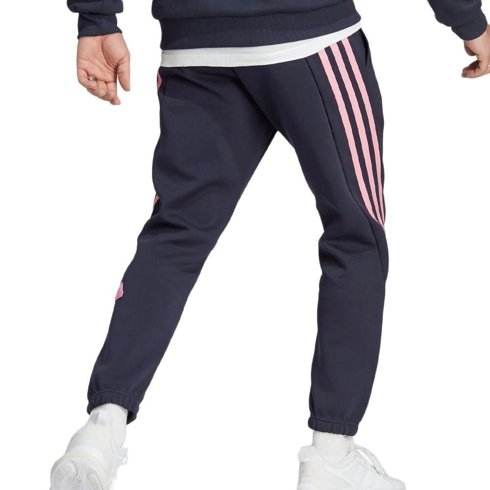 Jogging Marine/Rose Homme Adidas HY3396 vue 2