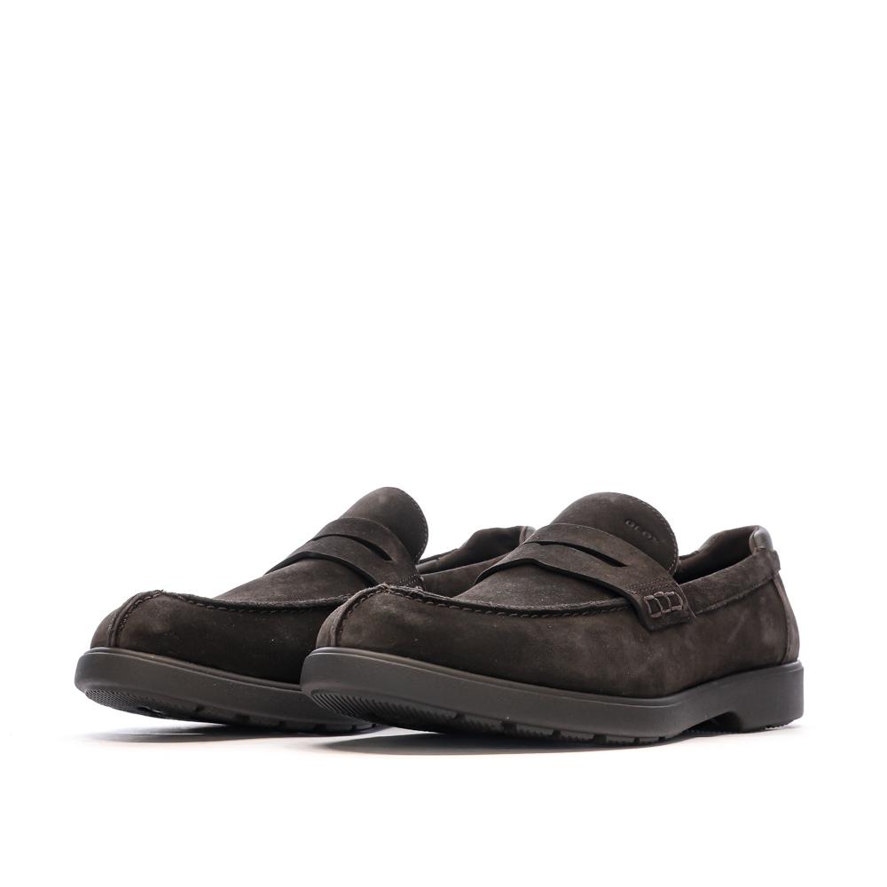 Mocassins Marron Homme Geox Spherica vue 6