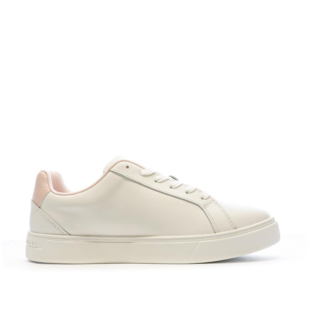 Baskets Blanches/Roses Femme Tommy Hilfiger FW0FW08072 vue 2