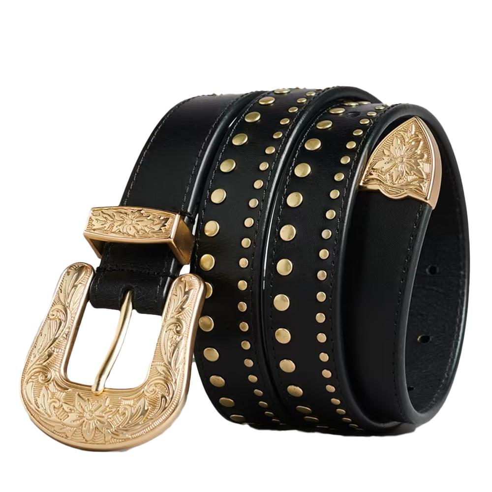 Ceinture Noire Femme Superdry Statement Belt pas cher