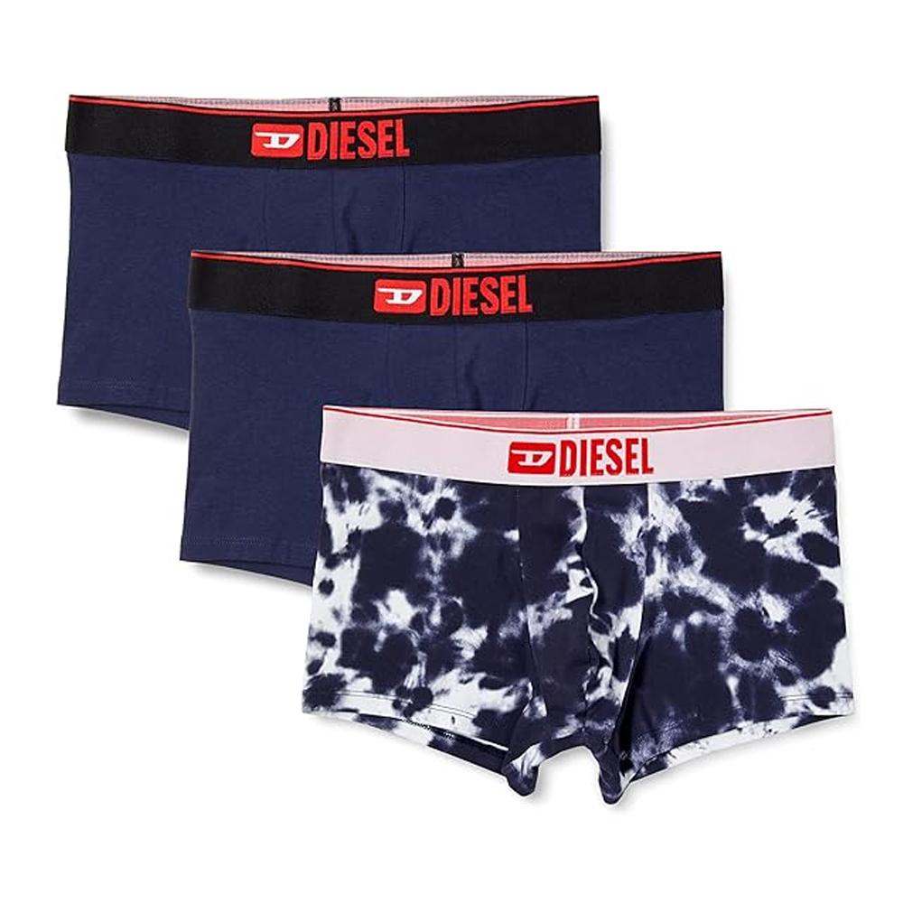 x3 Boxers Marine/Noir Homme Diesel Timers pas cher