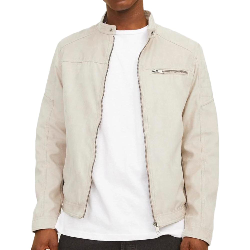 Veste Suédine Beige Homme Jack & Jones Tano pas cher