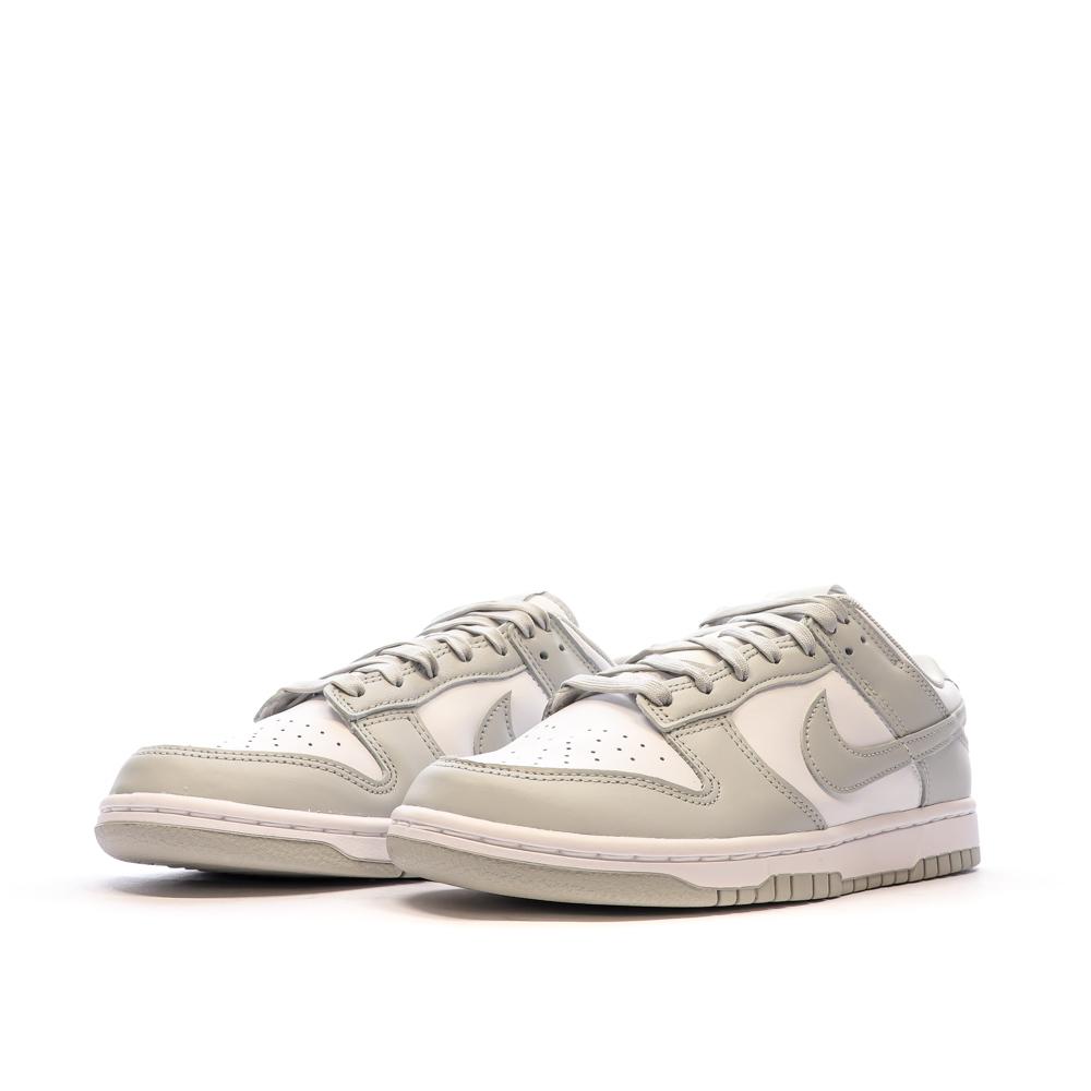 Baskets Blanches/Grises Homme Nike Dunk Low Retro vue 6