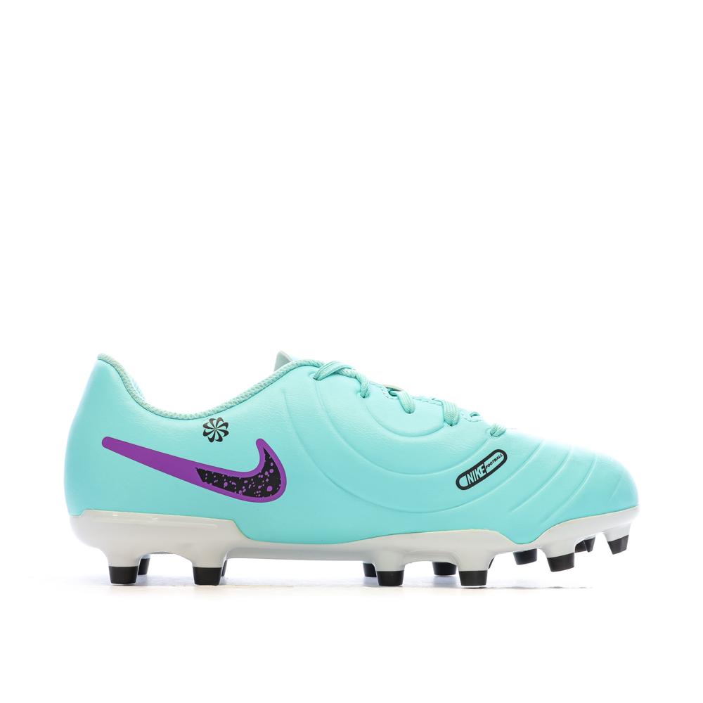 Chaussures de Foot Vertes Junior Nike Legend 10 Club FG/MG vue 2