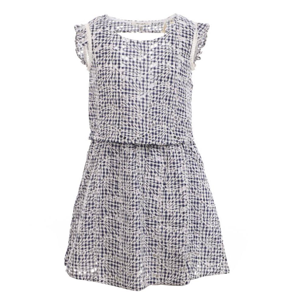 Robe Blanche/Bleu Fille Teddy Smith Rabali pas cher