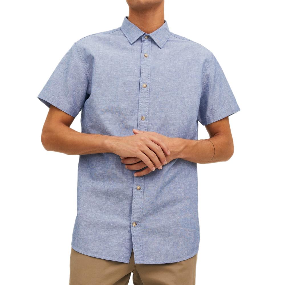 Chemisette Bleu Homme Jack & Jones Summer pas cher