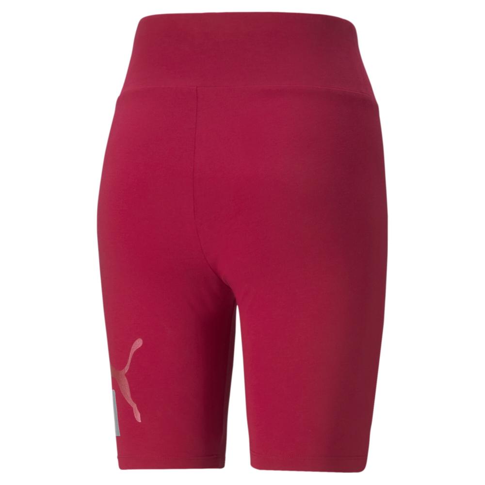 Short Cycliste Rouge Femme Puma Essential vue 2