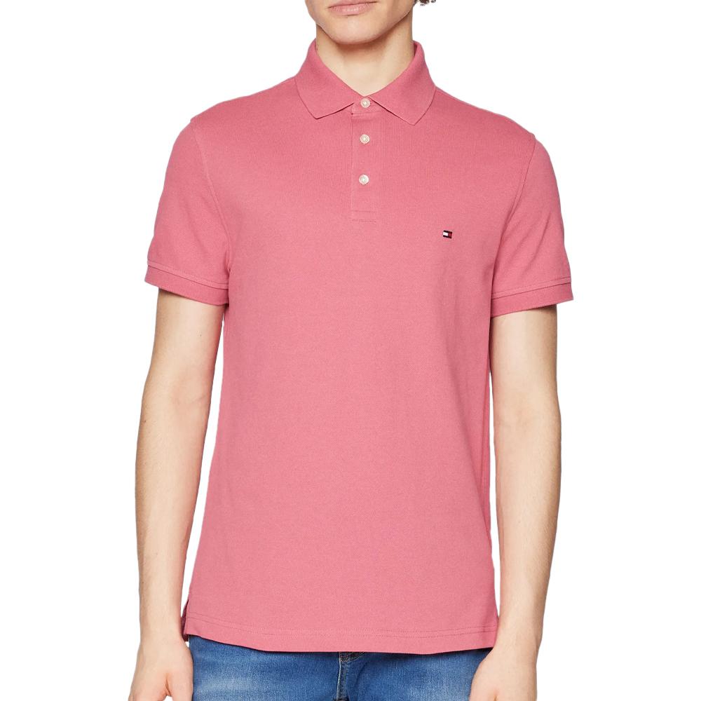 Polo Vieux Rose Homme Tommy Hilfiger 1985 Regular pas cher