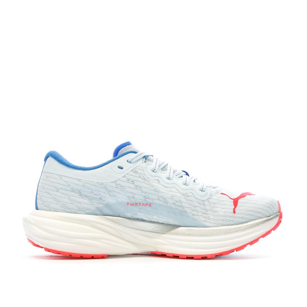 Chaussures de Running Bleu Femme Puma Deviate Nitro 2 vue 2