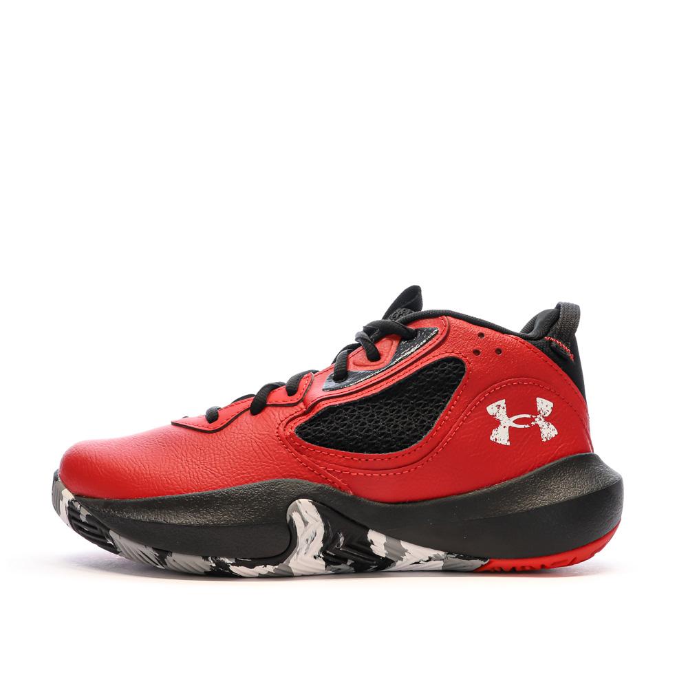 Chaussures Basket Rouge/Noire Mixte Under Armour Lockdown 6 pas cher