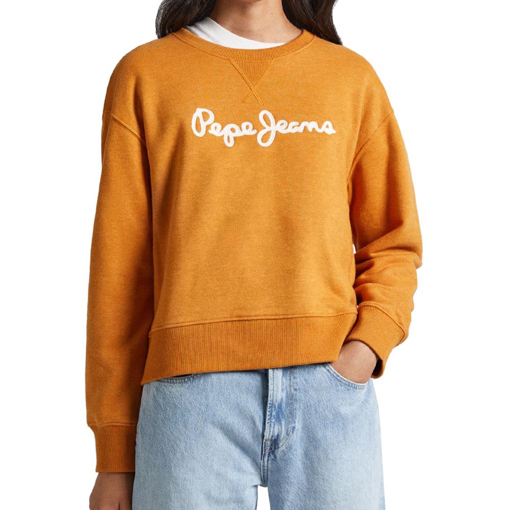 Sweat Jaune Femme Pepe Jeans Nanette pas cher