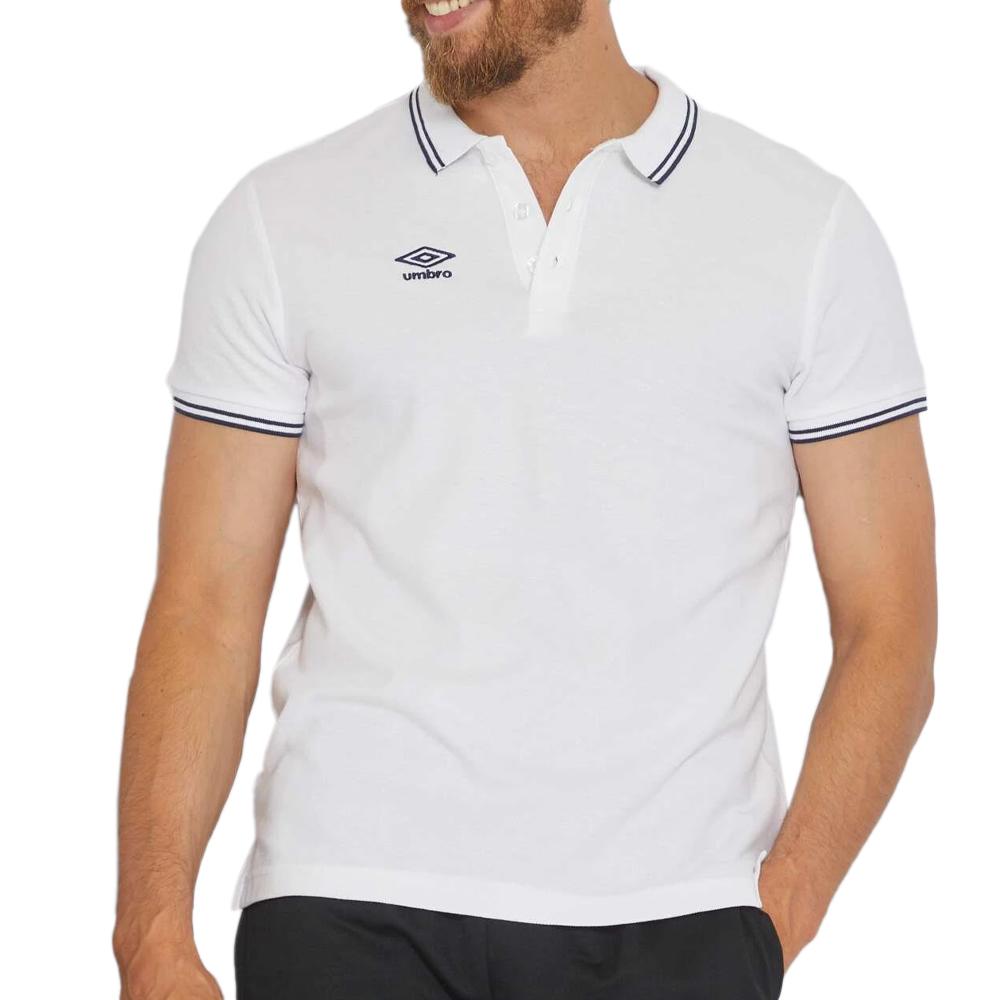 Polo Blanc Homme Umbro 802210 pas cher