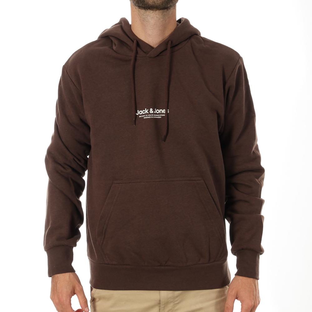 Sweat Marron Homme Jack & Jones Bro pas cher