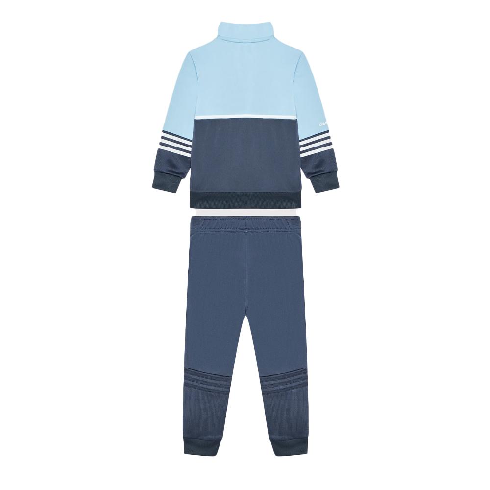 Survêtement Bleu Garçon Adidas Tracksuit HE2072 vue 2