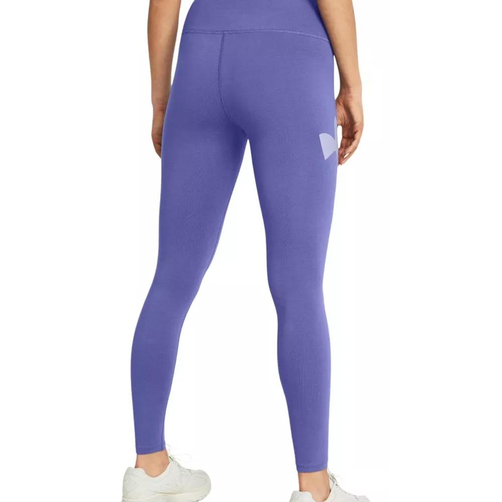 Legging Violet Femme Under Armour Campus vue 2