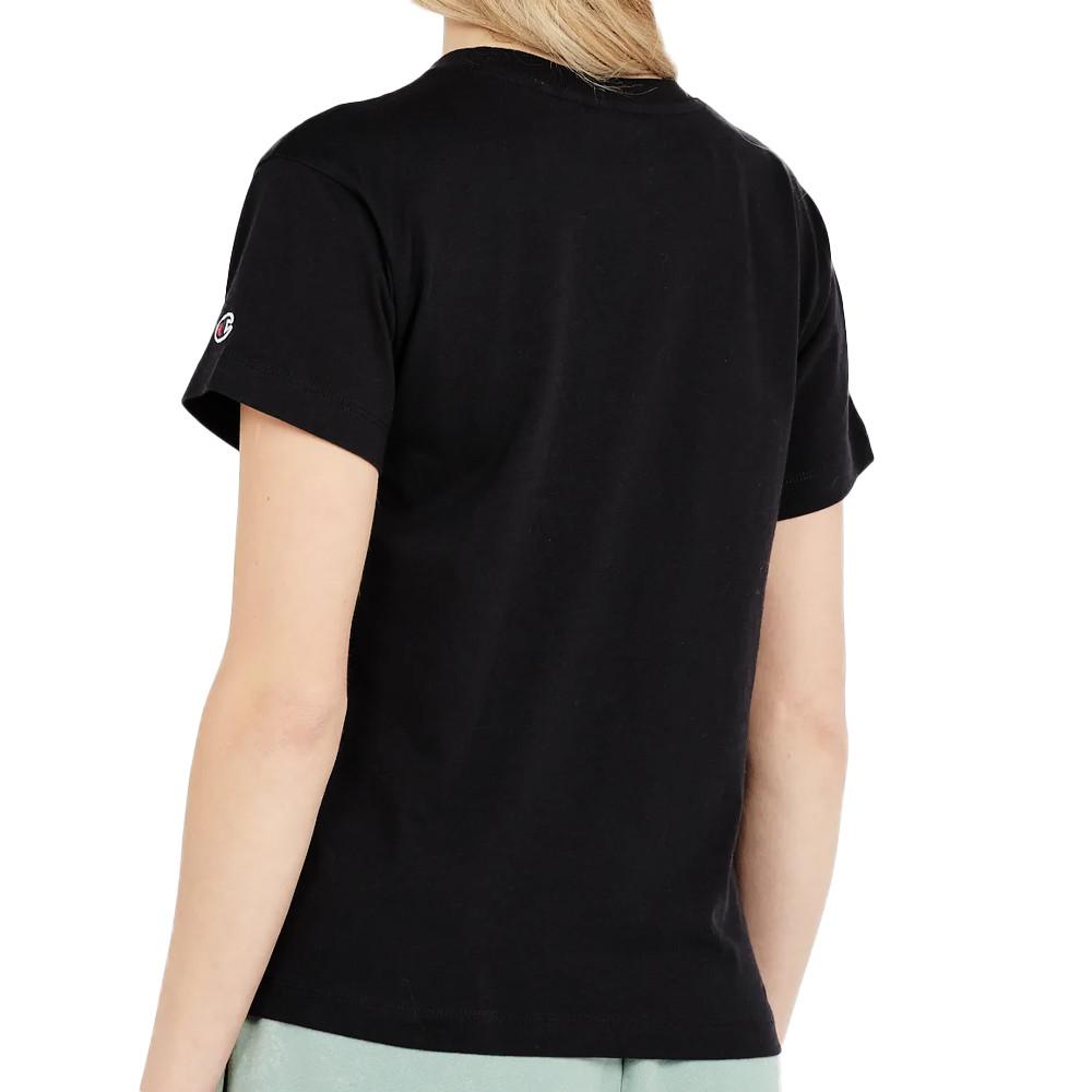 T-shirt Noir Femme Champion 114525 vue 2