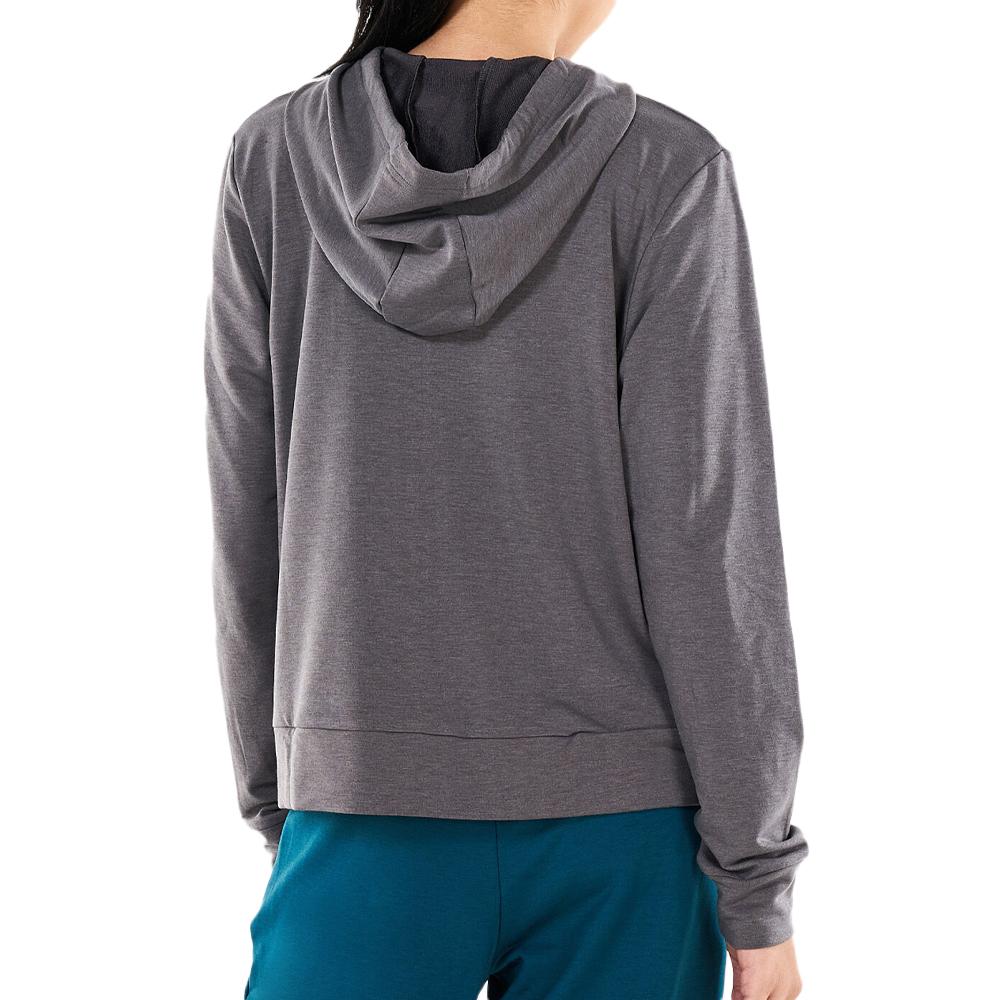 Sweat Zippé Gris Femme Under Armour Rival Terry vue 2